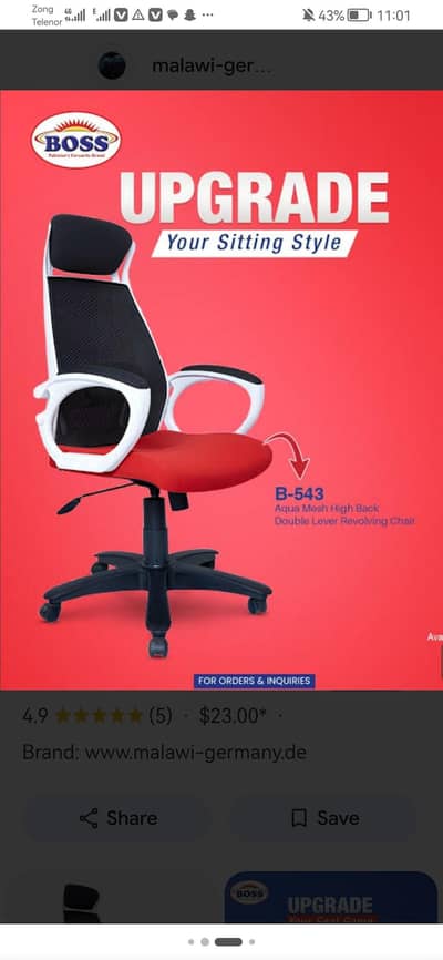 Boss chair B 543