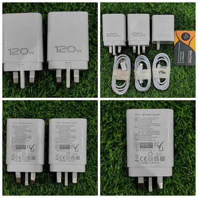 100% Original Vivo 120 Watt Charger Cable Flash Charging