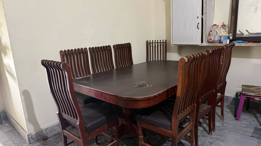 8 chairs dining table 1