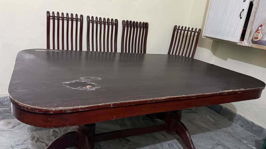 8 chairs dining table 2
