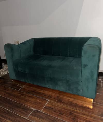 Emerald Velvet 2-Seater Sofa