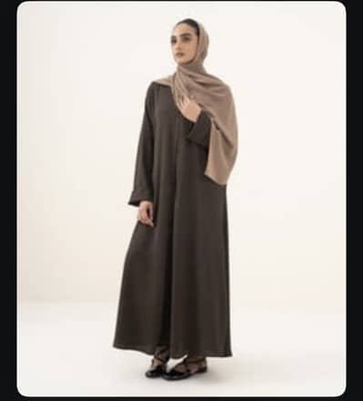 Abaya brand new with tag! Olive color. V neck basic abaya