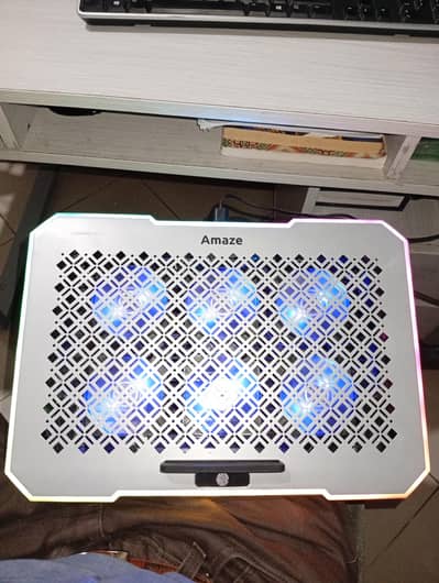 Amaze Laptop Cooling Pad | 6 Fans + RGB