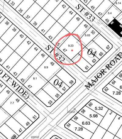 9.23 Marla Residential Plot, Block-R Prime, New City Phase-2