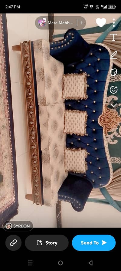 sofa set5 seater brand new
