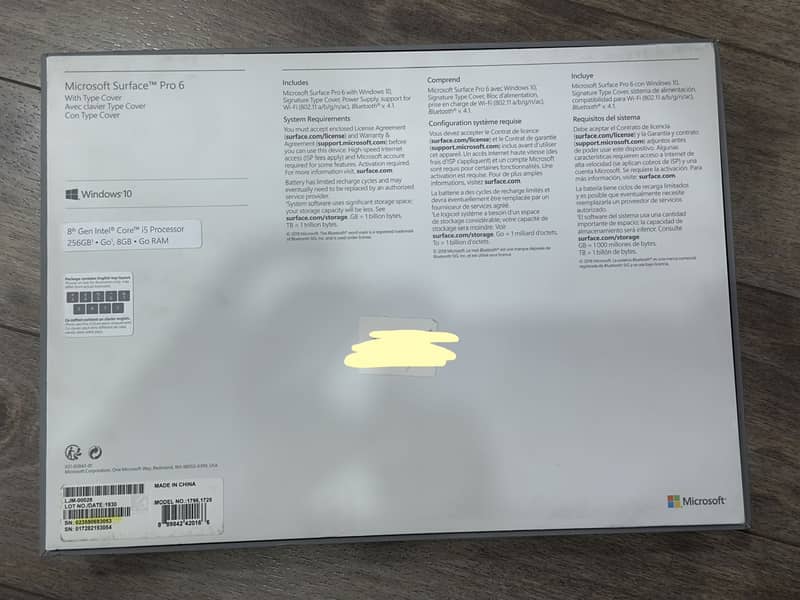 Microsoft Surface Pro 6 2