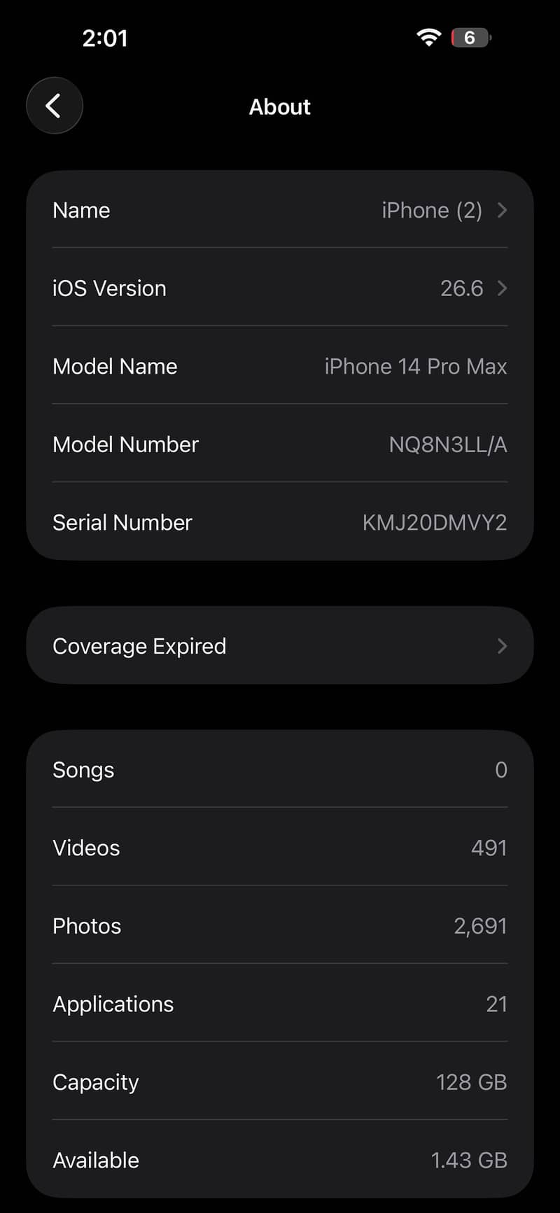 Apple iPhone 14 Pro Max 8
