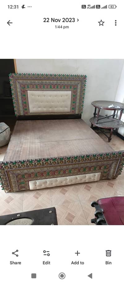 BED/wardrobe/Showcase/Almari