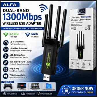 Wifi four antina adapter in new condition