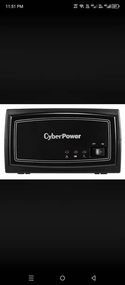 Cyberpower 470 watts inverter ups