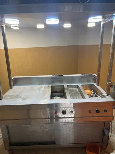 New Fryer Counter Stainless Steel