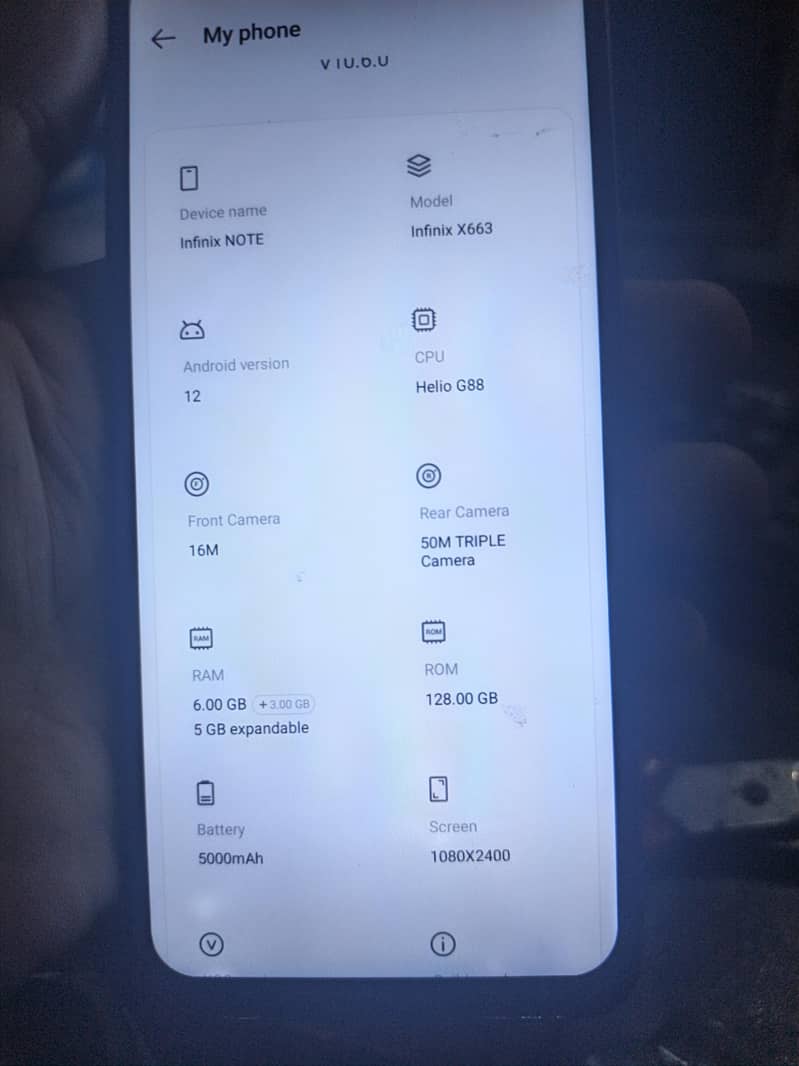 Infinix Note 12 0