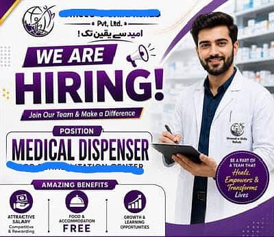 Male nurse required full time who can pass canula iv line