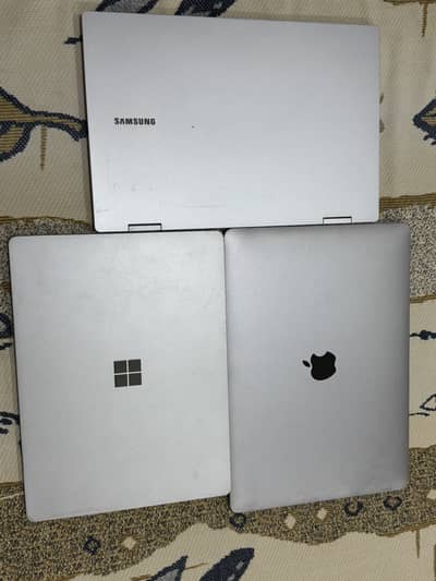 Macbook samsung book microsoft(surface)
