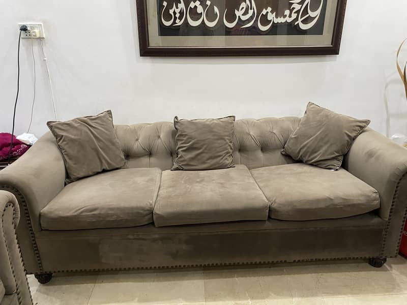 Brown sofa set 7