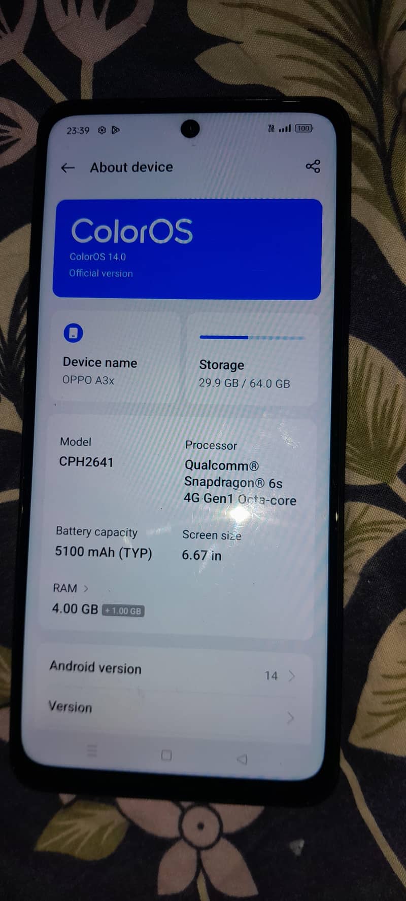 OPPO A3x 3