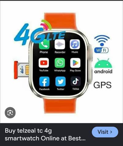Telzeal tc4g wifi watch