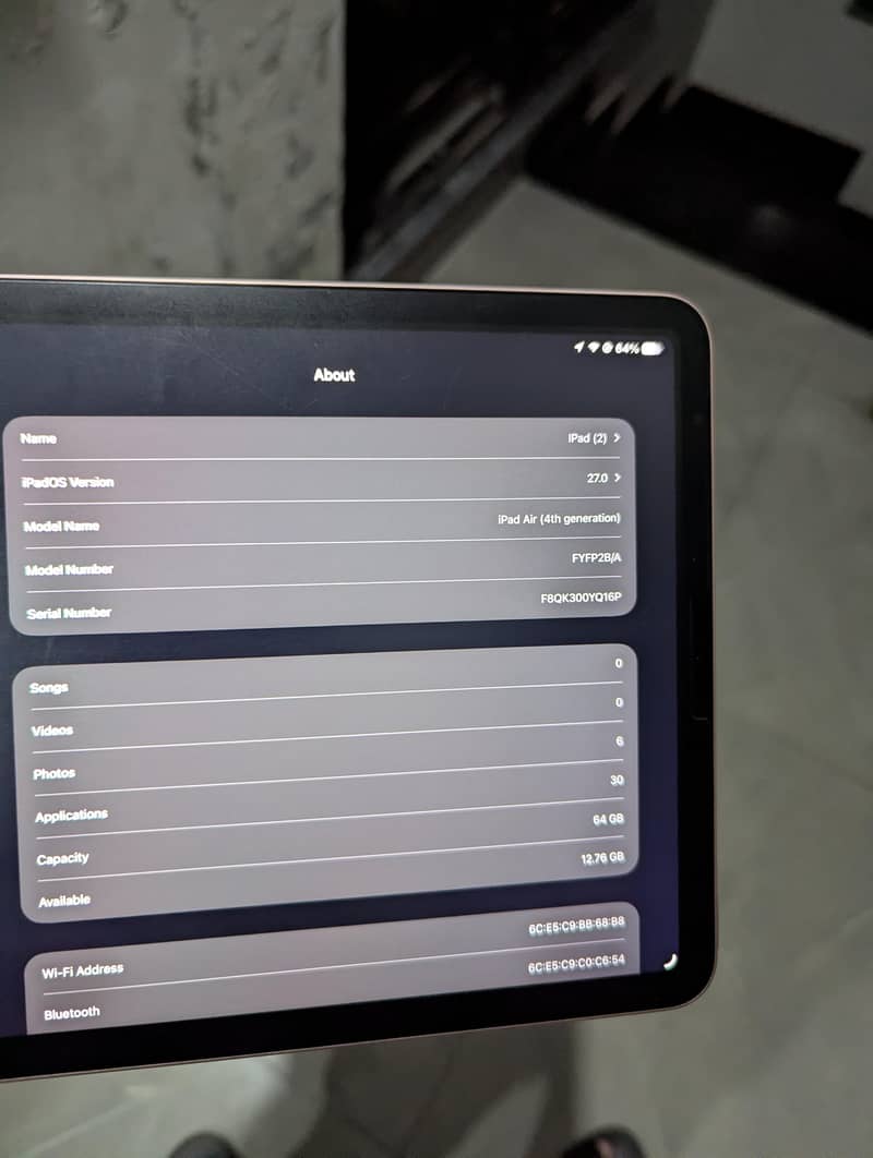 iPad Air 4th Generation 3