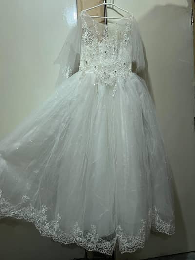 dreamy white princess gown