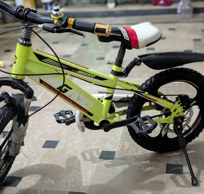 Kids Sports Bicycle with Disc Brake & Side Stand – Excellent Conditin