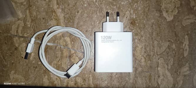 Original Xiaomi 120watt faster charger  Type-c cable 120watt supported