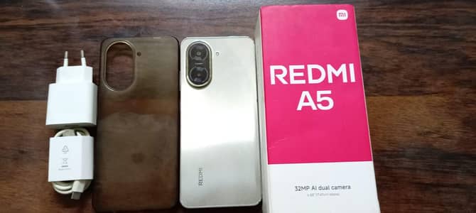 Xiaomi Redmi A5 4/128 with complete saman
