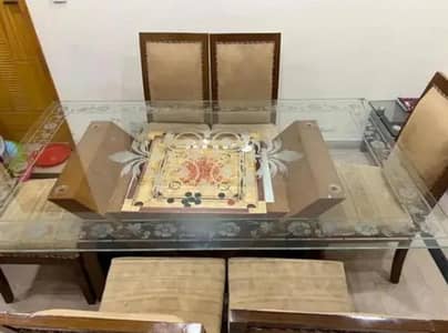 Dinning table wooden 6 seeter