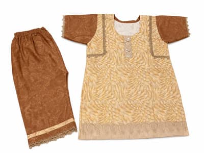 frok and shirt style 2 piece suit baby girl