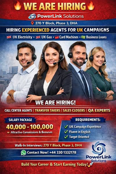 Hiring Call Center Agents | UK Campaigns \0329-7530292
