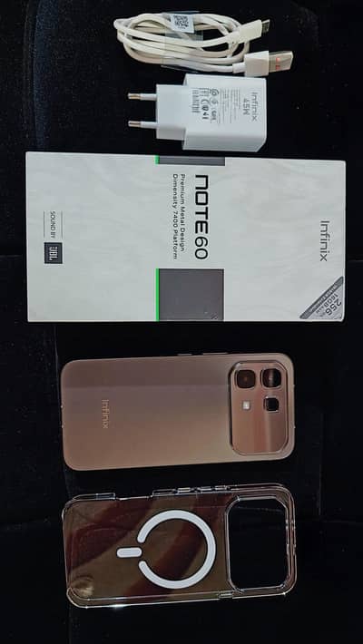 Infinix Note60 With Complete Stuff Condition Like brand new 1 monthuse