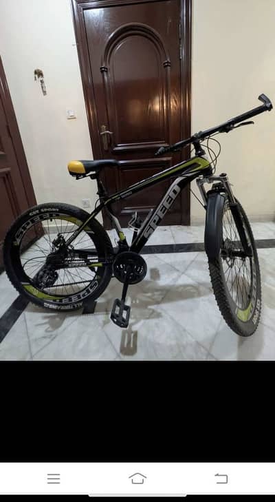 Mountain cycle 8 gear dual disc brake
