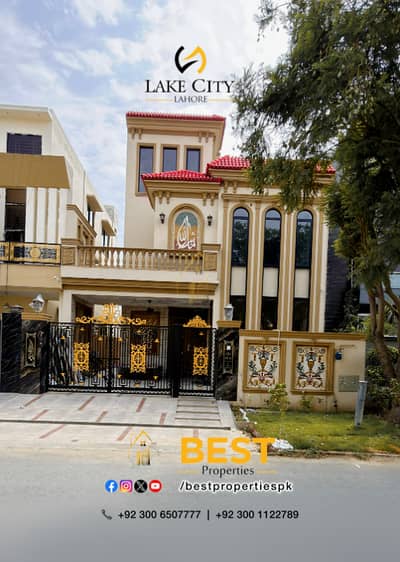 10 Marla Modern House For SALE In Sector M5 Near To Park Lahore