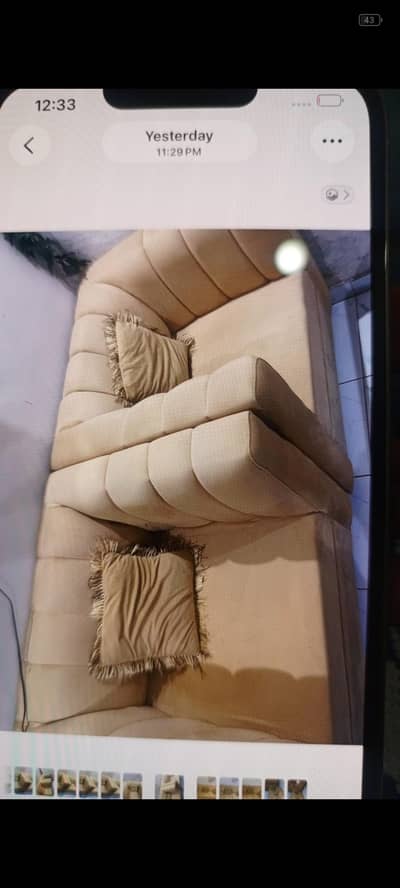 5 seater sofa new condition for urgently sale.