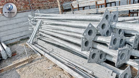 High Mast Poles| Cctv camera Poles | Mb Steel Flag  Poles