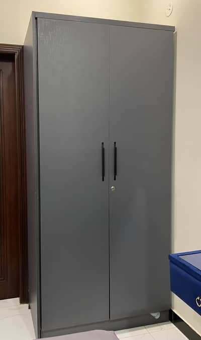 Brand new condition  Grey 2-Door Wardrobe for Sale