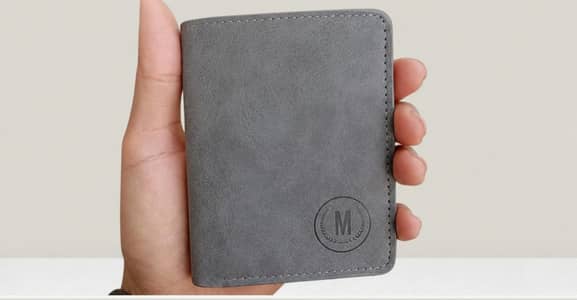 premium slim bifold wallet for men