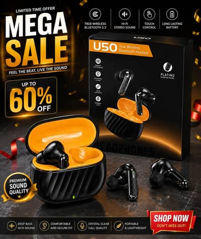 black earbuds