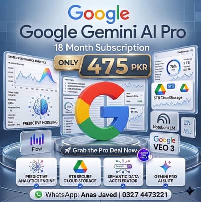 Google Ai Pro Plan (18 Month)