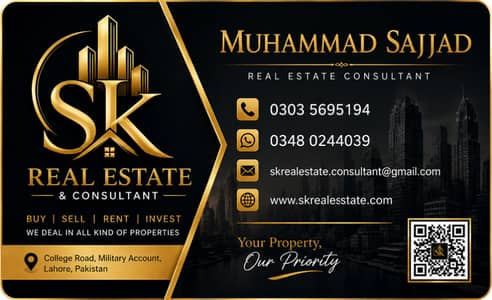 10 MARLA PLOT FOR SALE IN UET SOCIETY COLLEGE ROAD