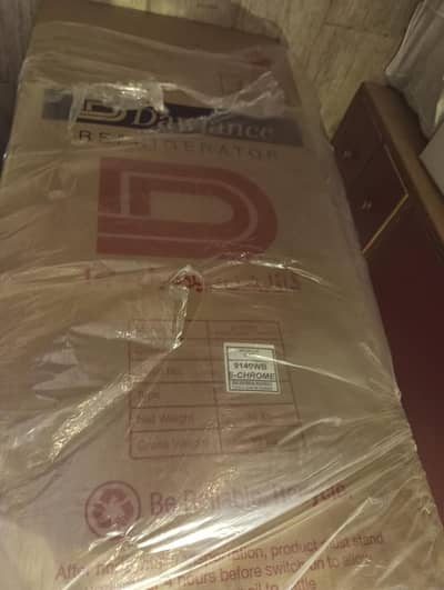 Dawlance 9140 WB E- chrome fridge+ Haier 3000W Stabiliser+Chowki