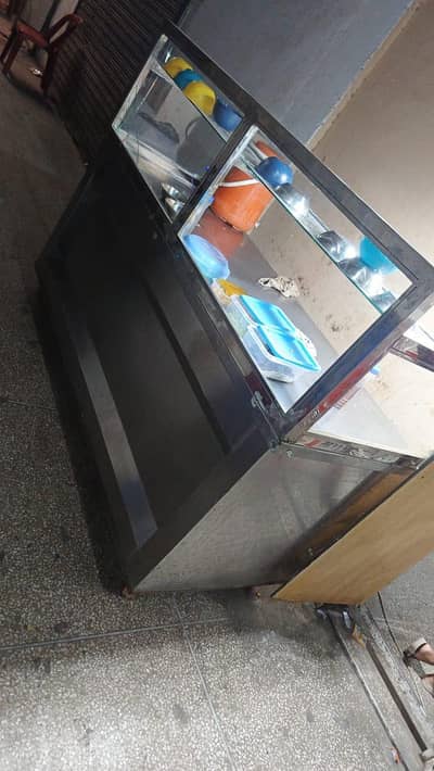 Burger counter STEEL baiss