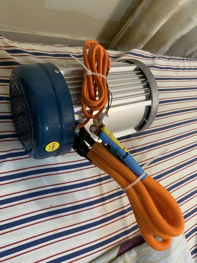 Bldc differential axle motor ev car