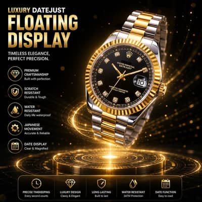 DATEJUST — PRECISION MEETS ELEGANCE