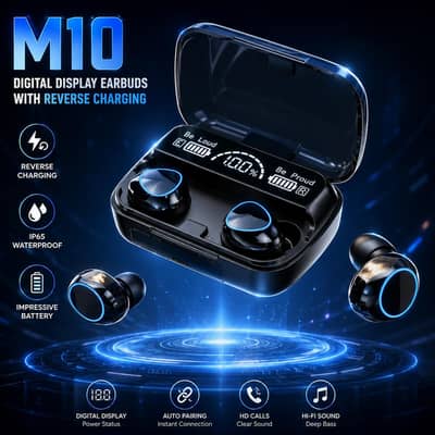 M10 — NEXT-GEN WIRELESS EARBUDS