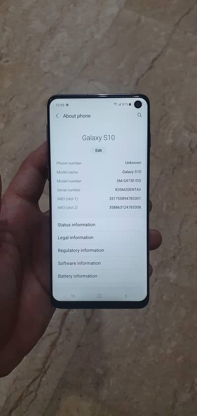 Samsung Mobile S10