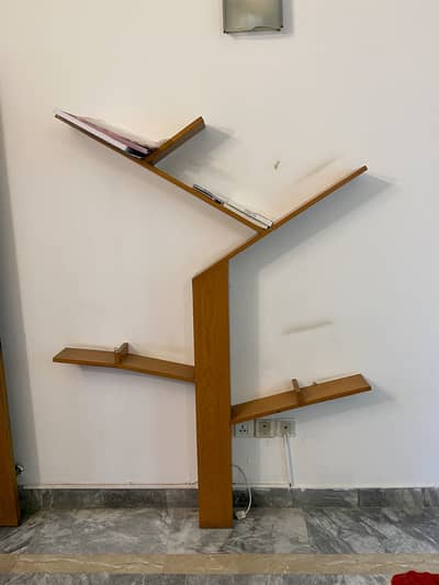 Bookshelf | Book rack | Tree-Shaped Wooden Bookshelf