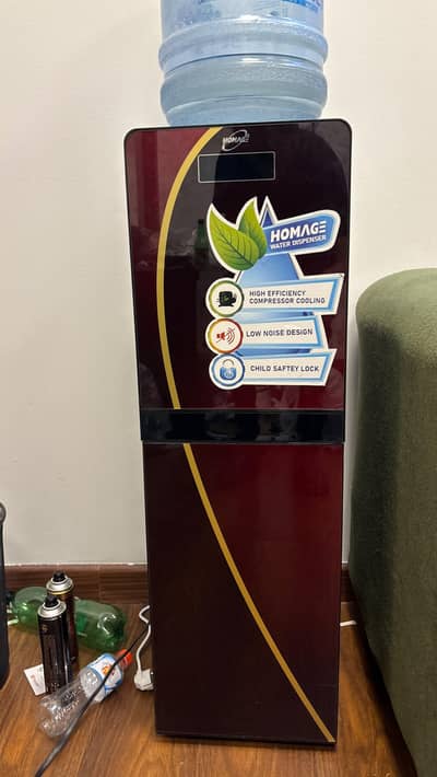 Homage HWD-49432G 3-Tap Water Dispenser Hot Cold Normal ISB/RWP