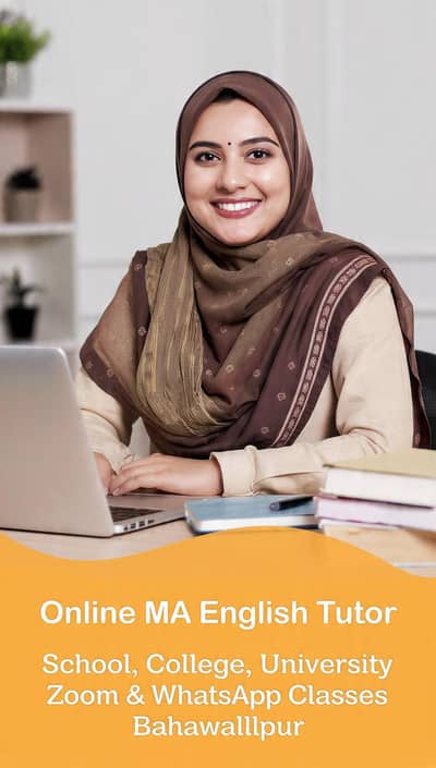 Online M. A English tutor.