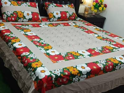 cotton fabric bed sheet