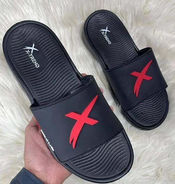 X Trendy Slipper for Men & Boys – Soft Medicated Insole, Lightweight Sole, Stylish & Comfortable, Perfect for Daily Indoor & Outdoor Use by kakubaku